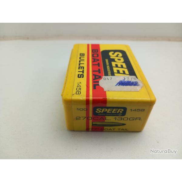 Ogives speer 270 130grs soft point bt