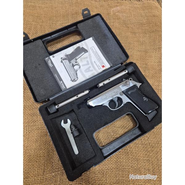 PISTOLET PIST PPK/S WALTHER CAL 22LR, 10 COUPS - inox
