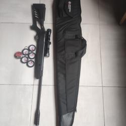 Carabine &agrave;  plombs avec lunette