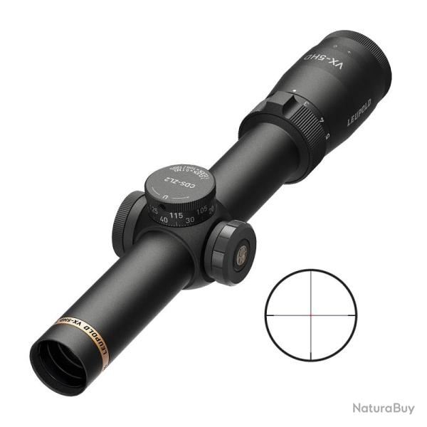 Lunette de chasse LEUPOLD VX-5HD 1-5x24�mm - R�ticule Firedot 4 Fine Lumineux
