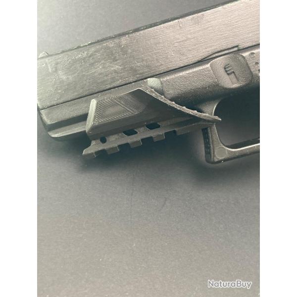 Repose Pouce Glock34 Gen 5 en ABS avec Rail Picatinny (Coloris au choix)