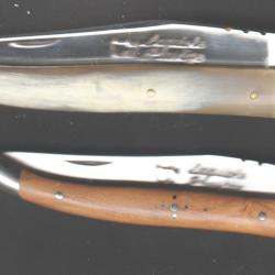 LAGUIOLE 13cm rare PLUS FABRIQU&Eacute; SUR LAME COUTEAU pr&eacute;nom grav&eacute; GRATUIT