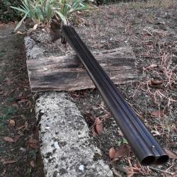 Fusil de chasse juxtapos&eacute; &agrave; chiens ext&eacute;rieurs calibre 12
