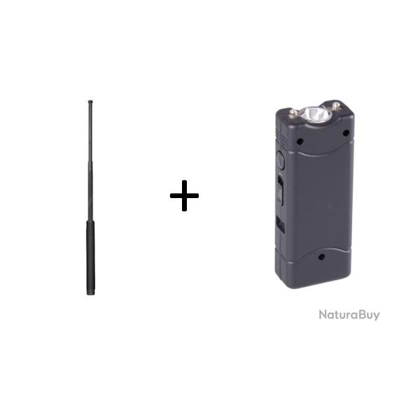 Pack D�fense Shocker + b�ton t�lescopique