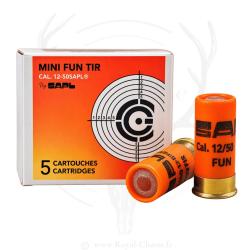 5 cartouches MINI FUN TIR Cal.12/50 SAPL
