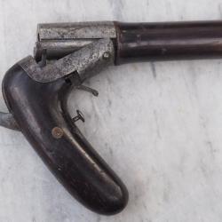 Canne-fusil &agrave; syst&egrave;me - poign&eacute;e basculante calibre 12mm 410/50 percussion centrale SCN26OBJ012