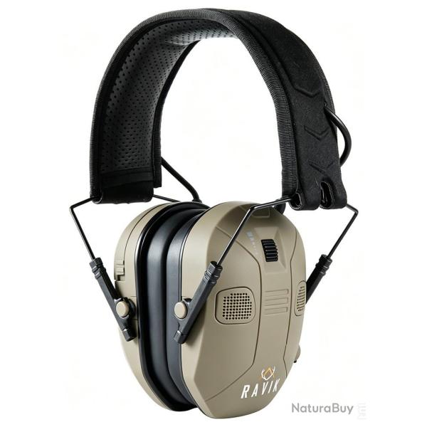 Casque �lectronique Ravik Noryx Pro4 Tan coussinets en gel