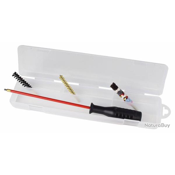Boite de nettoyage Arme de Poing Pisteurs cal.22LR Baguette m�tal gain�e
