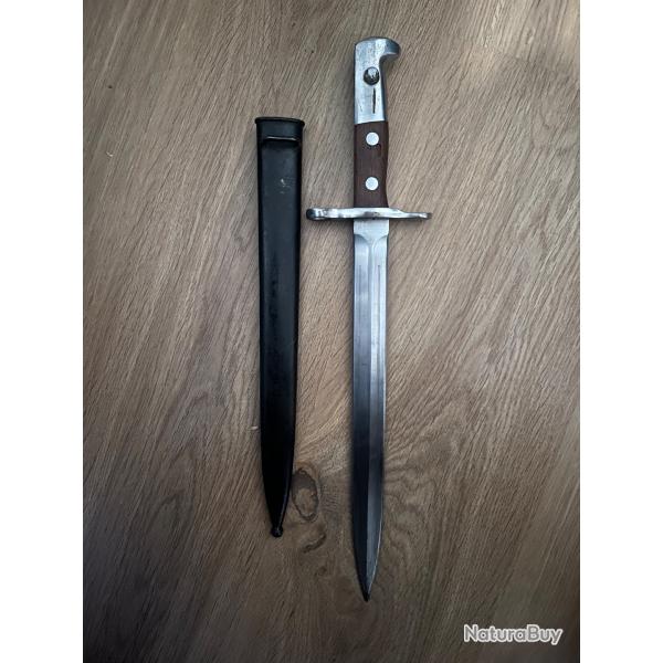 Ba�onnette Suisse M1918 avec fourreau