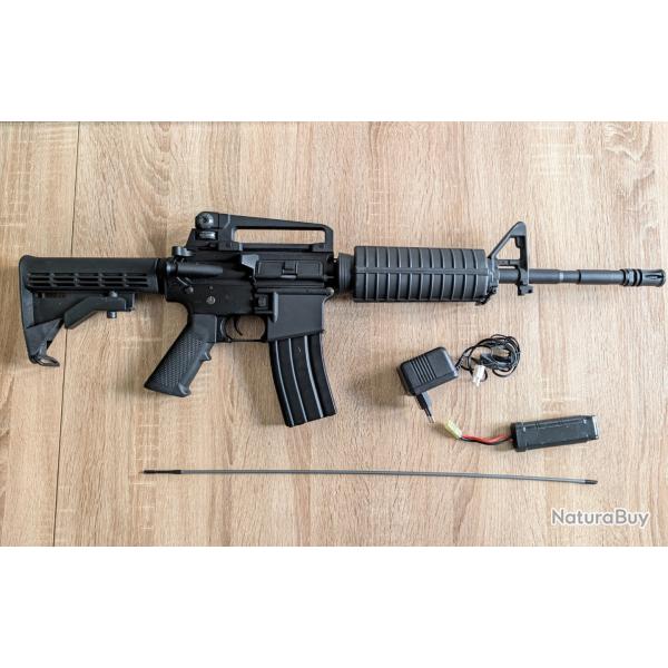 R�plique Airsoft Cyma CM002A1 (M4A1) Full Metal + Batterie & Chargeur - Servie 2 fois