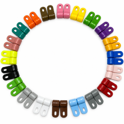 Lot de 40 bagues d'attaches pour appelants-6,5 mm