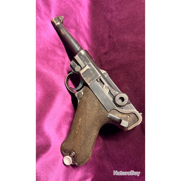 Pistolet Luger P08 Mauser S/42 1937 - 9x19 para - Monomatricule - cat�gorie B