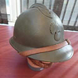 Coque de casque Adrian mod&egrave;le 1926 de l'Infanterie - WW2 - incomplet