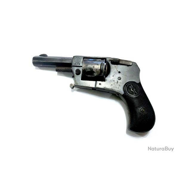 Rare Revolver de Poche JGA Ansch�tz / Pickert "Hammerless" Calibre .320