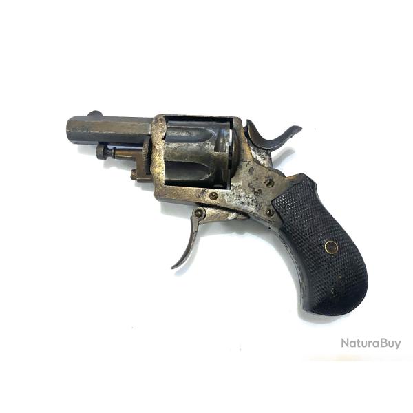Revolver de Poche type "Bulldog" d'�poque - M�canisme de Percussion Complet - � Nettoyer .