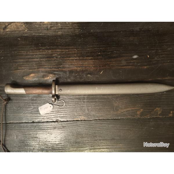 Ba�onnette ancienne type Mannlicher M1895 - Autriche-Hongrie - Fourreau acier - WW1