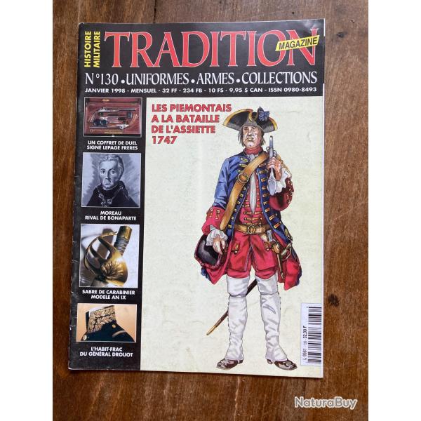 Tradition magazine, histoire militaire n�130 - uniformes, armes, collections 130