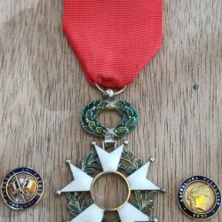 Croix de Chevalier de la L&eacute;gion d'Honneur IIIe R&eacute;publique - Argent Massif