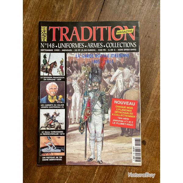 Tradition magazine, histoire militaire n�148 - uniformes, armes, collections 148