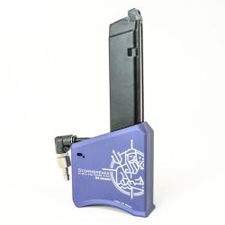 Adaptateur HPA GBB Chargeur M4 Bleu