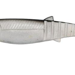 Cannibal shad 15cm 33gr Blanc dos noir