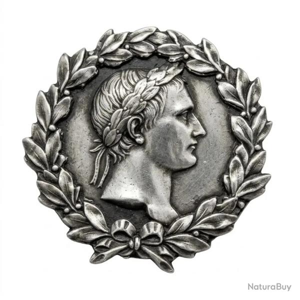 M�daille Napol�on Bonaparte en M�tal - Empereur des Fran�ais - 70 mm