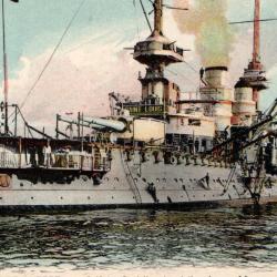 Carte postale ancienne navire de guerre Saint Louis - N&deg;8931