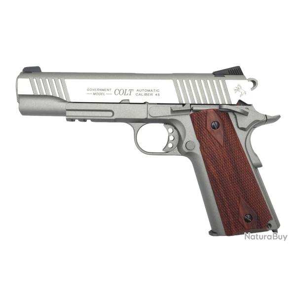 Colt 1911 Co2 Rail Gun Stainless (Cybergun / Swiss Arms)