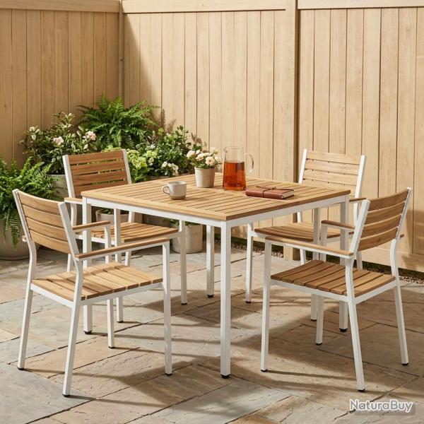 Table de d�ner de NAARDEN Blanchi 110 x 108,5 x 75 cm