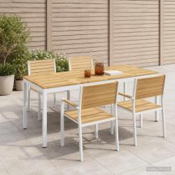 Table de d&icirc;ner de NAARDEN Blanchi 147 x 88,5 x 75 cm