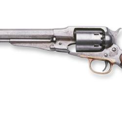 Revolver Uber 1858 NEW Army Improved .44 8" Antique Poudre Noire