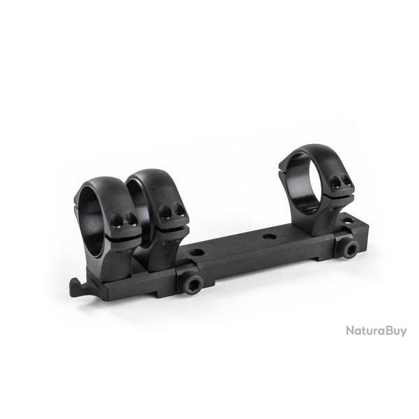 Montage Integral 3 Colliers pour Lunette 34MM 3 Tourelle Medium Picatinny 30 MOA