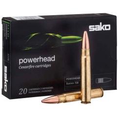 Cartouches Sako 9.3X66 18.5G 286GR Powerhead SP 479D sans Plomb Boite de 20