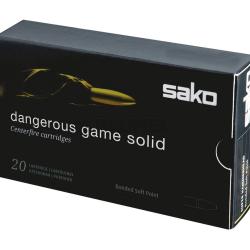 Cartouches Sako 9.3X66 18.5G 286GR Ramehead SD 501D Boite de 20