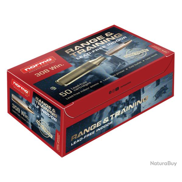 Cartouches Norma .9,3x62 10.4g 160gr Range & Training Cinetir Boite de 50
