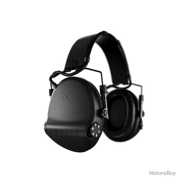 Casque Sordin X2 Noir Serre-Tete Cuir GEL