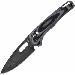 Couteau Gerber Sumo Lame Drop Point Acier 7Cr17MoV Manche G10 Noir et Bleu Pivot Lock G3927