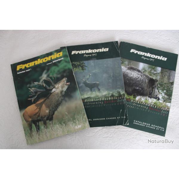 Lot 3 catalogues Frankonia