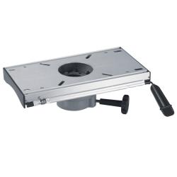 Platine pivotante aluminium &agrave; glissi&egrave;re - Ref 53308 - EAN 3162420533081 - Plastimo