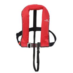 Gilet gonflable Neo 165 auto UML rouge, bord noir avec harnais et  - Ref P200678 - EAN 3701600400883