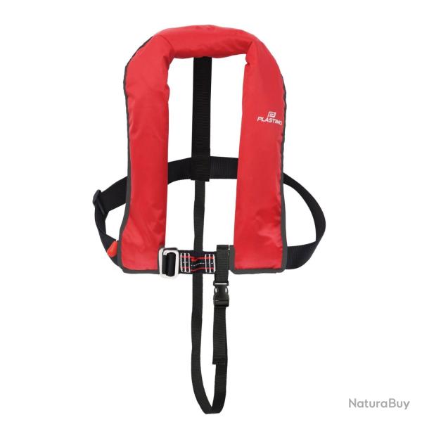 Gilet gonflable Neo 165 auto UML rouge, bord noir avec harnais et  - Ref P200678 - EAN 3701600400883