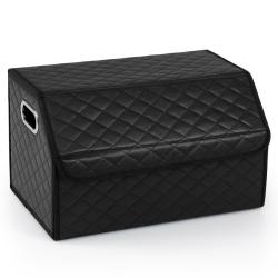 Organisateur de coffre de voiture pliable 30 x 47 x 27,5 cm s&eacute;parateur amovible design moderne en c