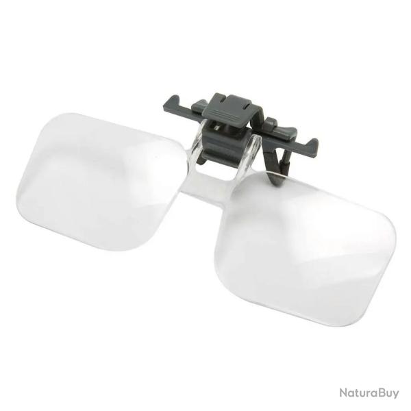 Clip pour Lunettes JMC loupe + 2,5 Transparent