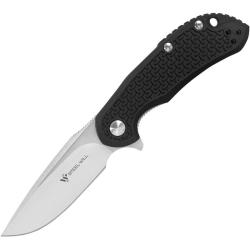 Couteau Steel Will Cutjack C22M Lame Acier D2 Manche Nylon Noir Linerlock SMGC22M1BK