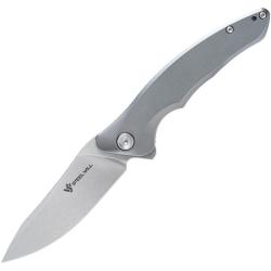 Couteau Steel Will Spica Lame Acier 154CM Manche Aluminium Argent&eacute; Linerlock SMGF4427