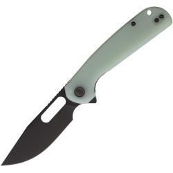 Couteau Eutektik Trinity Lame Acier 14C28N Manche G10 Jade Linerlock EUT021