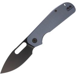 Couteau Eutektik EFD Lame Acier 14C28N Manche G10 Bleu Denim Linerlock EUT014