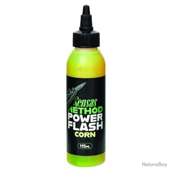 ADDITIF SENSAS POWER FLASH 115ML FLASH CORN