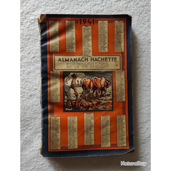 Almanach Hachette 1941 Occupation et collaboration WW2