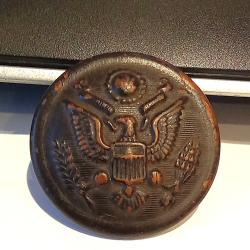 Bouton en cuivre des services g&eacute;n&eacute;raux de l'arm&eacute;e am&eacute;ricaine